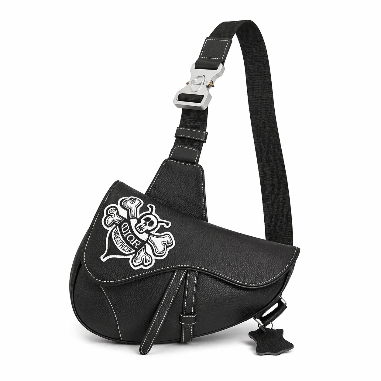 Dior Saddle Crossbody – Black Utility Edition