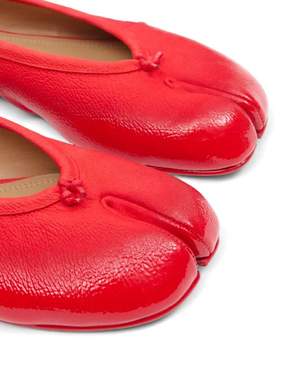 Cherry Tabi Ballet Flats