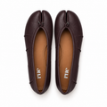 Oxblood Tabi Ballet Flats